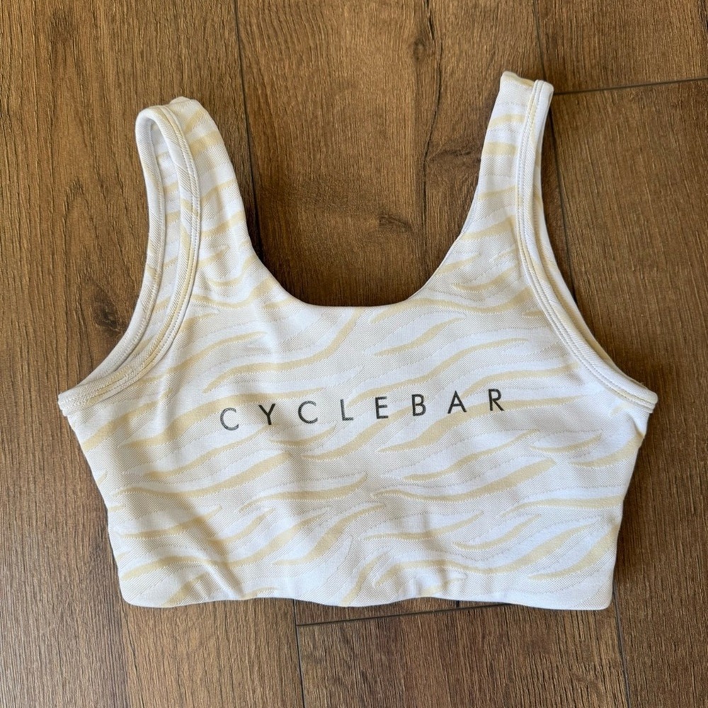 CYCLE BAR X STRUT THIS workout bra knot back‎